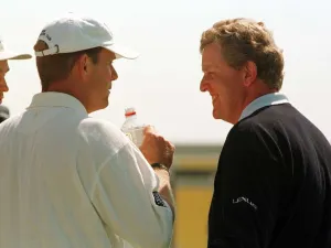 00188 Prints: Colin Montgomerie 12th July 1999 practice round at Carnoustie Golf Club players