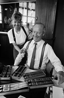 Braces Prints: Colin Smith, merchandise director of Lambournes of Great Hampton Row, Birmingham