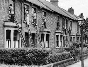 Ladders Prints: When one of their colleagues fell ill, in 1951, the Newcastle Branch of Master Window