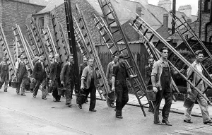 Ladders Prints: When one of their colleagues fell ill, in 1951, the Newcastle Branch of Master Window