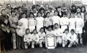 00368 Prints: Collect picture shows Deeside Primary Schools FA team from 1980-1981