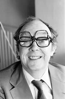 Comedian, Eric Morecambe, pictured at home in Harpenden, Hertfordshire, England