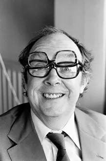 Comedian, Eric Morecambe, pictured at home in Harpenden, Hertfordshire, England