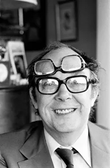 00466 Prints: Comedian, Eric Morecambe, pictured at home in Harpenden, Hertfordshire, England