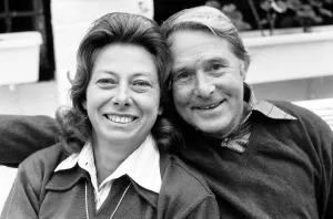 Comedian Ernie Wise & wife Doreen, February 1977