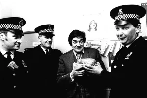 Comedian Jimmy Logan, who was in Newcastle appearing at Theatre Royal in The World of