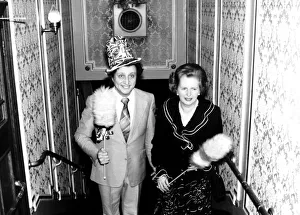 Comedian Ken Dodd and Prime Minister Margaret Thatcher in 1980