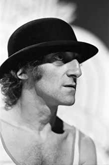 Bowler Hat Prints: Comedian Marty Feldman poses for Mirror cameraman Ron Burton after his interview with