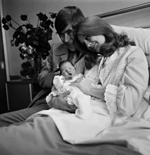 Baby Prints: Comedian Mike Yarwood visits his wife Sandra and their new baby daughter Charlotte in