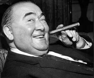 Comedian Pete Martin seen here at the Glasgow Metropole January 1964