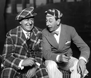 Comedians Mark Lester (left) and Arthur Riscoe in the music comedy