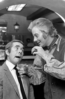 Comedians Ronnie Corbett and Danny La Rue at the London Palladium during the Royal