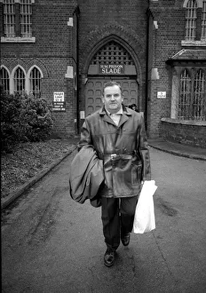 Comedy actor Ronnie Barker in his role as Norman Stanley Fletcher in the television
