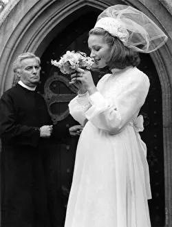 00031 Prints: Here Comes the bride... looking swell. The current trends in bridal fashions appear to be