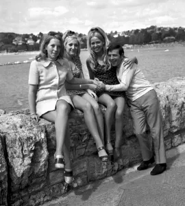 Comic actor Norman Wisdom, who was appearing at the Princess Theatre in May 1970
