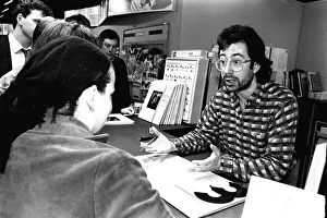 Autograph Prints: Comic Ben Elton took a breather from his hectic touring schedule for an autograph-signing