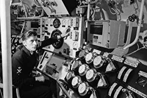 The commissioning of the Churchill class nuclear submarine HMS Conqueror at Cammell