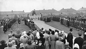 Service Prints: The communal grave at London Road Cemetery where 808 people were buried after the blitz