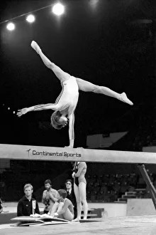 Gymnastics Prints: Competitors in the Champions All'Gymnastics competition at Wembley