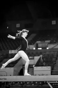 Competitors in the Champions All'Gymnastics competition at Wembley