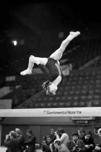 Competitors in the Champions All'Gymnastics competition at Wembley