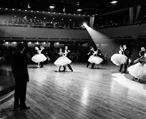 Competitors in the final of the Welsh Open Professional Dancing Championships at the Top