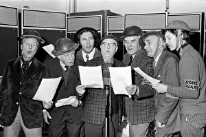 Recording Prints: The complete Dads Army team reported for duty today in the EMI Abbey Road Studios