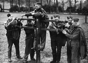 Communication Prints: A complete telephone system erected in the grounds of a Derbyshire Centre of the Royal