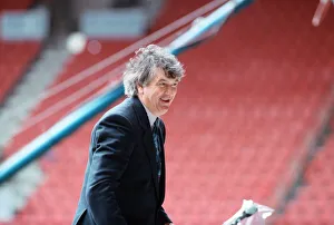 Conductor Owain Arwel Hughes at the Cor World Choir concert at Cardiff Arms Park