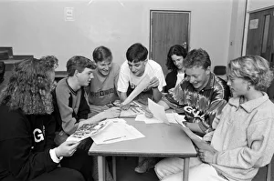 Journalism Prints: In conference... Shelley High School students hold their first editorial meeting to plan