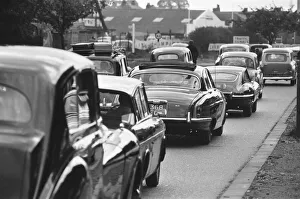 Congestion in South London shot for 1964 traffic feature for Daily Herald