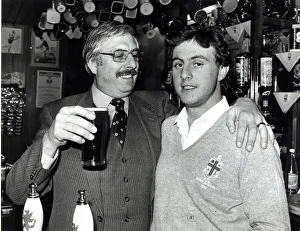 Congratualtions - from David Bishop senior to his son David Bishop junior after he was