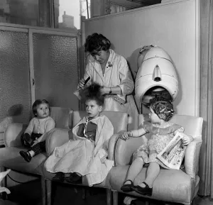 Toddler Prints: In connection with National Hairdressing and Beauty Week a Liverpool hairdresser