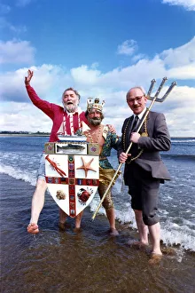 Conservationist David Bellamy (left) and Mayor of South Tyneside Councillor Bill Pargeter