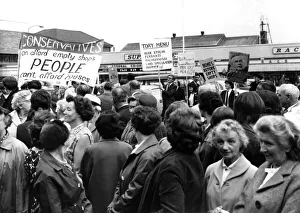 Conservative leader Sir Alec Douglas Home tours Kent during the 1964 General Election