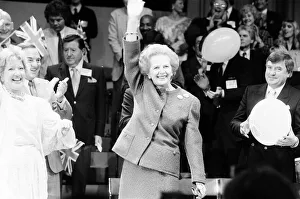 Conservative Party rally at Wembley during the 1987 election campaign