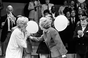 Conservative Party rally at Wembley during the 1987 election campaign