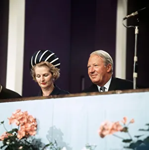 Conservative Prime Minister Edward Heath October 1970