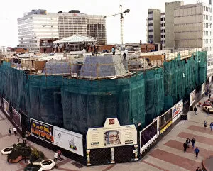 Images Dated 24th October 1989: Under construction, Capitol Exchange Centre, an indoor shopping centre in the city of