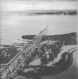 The construction of the first Severn Bridge 1961-1966 opened by Queen Elizabeth 11 in