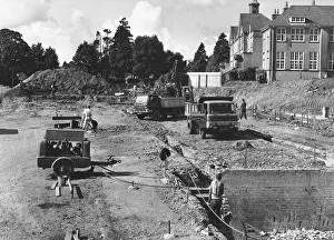 Building Site Prints: Construction of the new South Devon College taken between 1965 and 1967