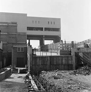 01529 Collection: Construction of the ramp at the Cleveland Centre, Middlesbrough. 1971