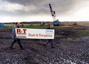 Signs Prints: Construction site of Teesside Retail Park and Leisure Centre