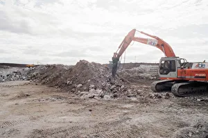 00892 Prints: Construction site of Teesside Retail Park and Leisure Centre