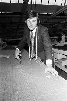 01390 Prints: Consultant designer William Van Overdyk shows off his latest designs at the Burton