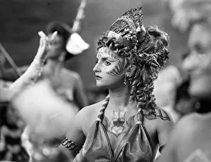 00107 Prints: One of the contestants in a hair and beauty competition in Newcastle in April 1988