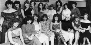 Contestants in the St Neots Carnival Queen Contest pose for a photograph