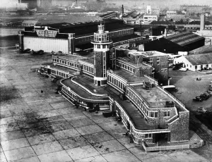 Runway Prints: The control tower at Speke Airport, Liverpool, Merseyside
