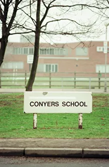 00886 Prints: Conyers School, Green Lane, Yarm, Stockton on Tees, 11th January 1997