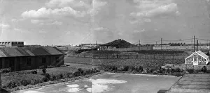 A corner of the 800 acres Royal Ordnance factory and estate at Kirkby which